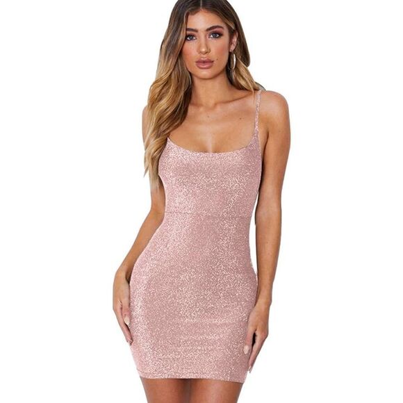 Glitter Bodycon Dress   - Picture 1 of 4